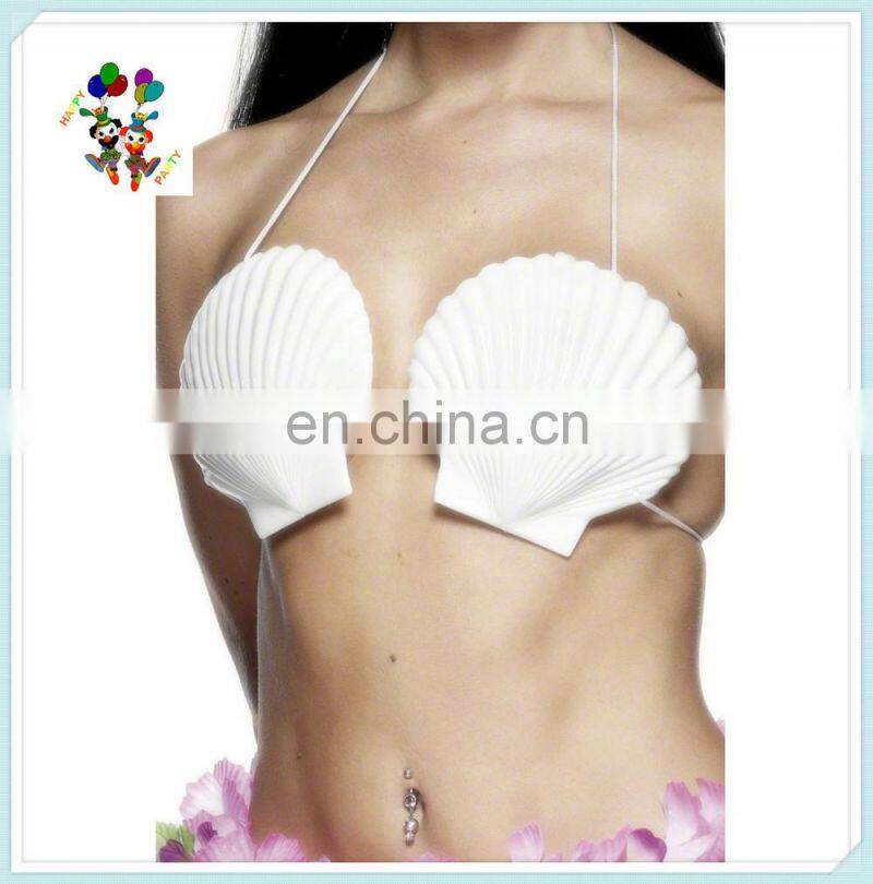 Beach Hula Party Little Mermaid Hawaiian Sea Shell Fancy Dress Bra HPC-0963