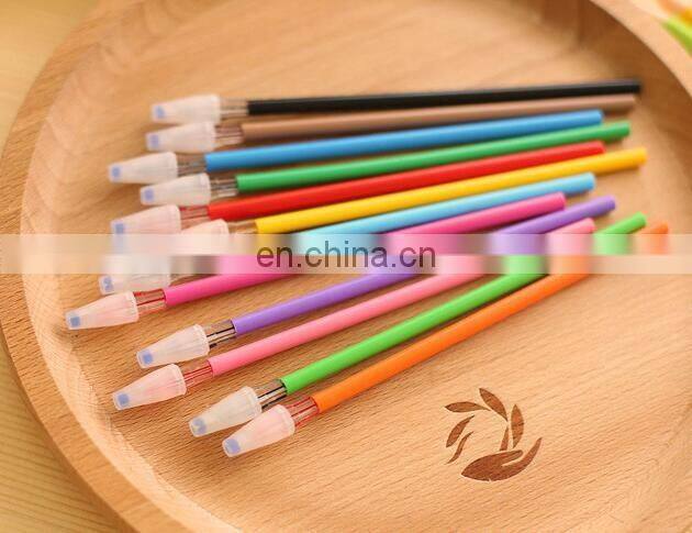 12 Colors High-grade Gel Pen Ink Refills Drill Neutral Gel Pen Ink Diamond Head Refills 0.38mm Refill Office and School Supplies