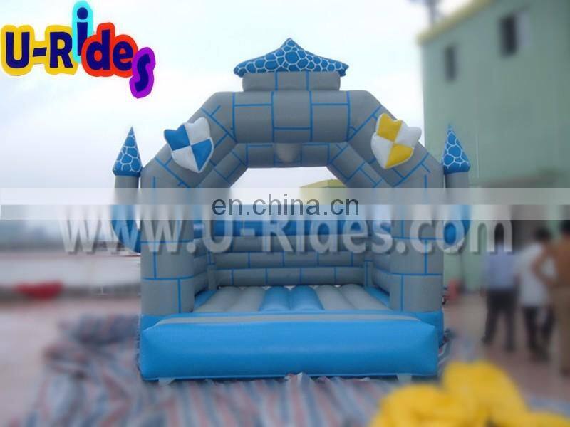 Blue color bouncy, inflatable castle on sale