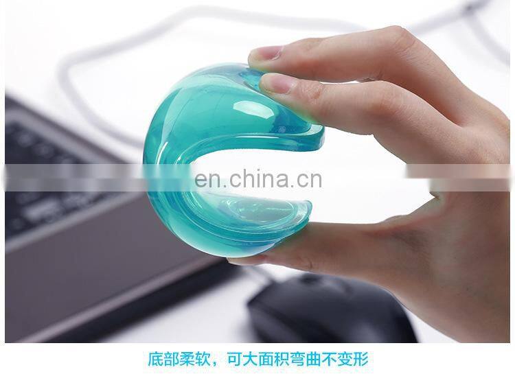 Heart-shaped Translucence Silicone Wrist Rest Cool Hand Pillow Wrist Rest #GS-04