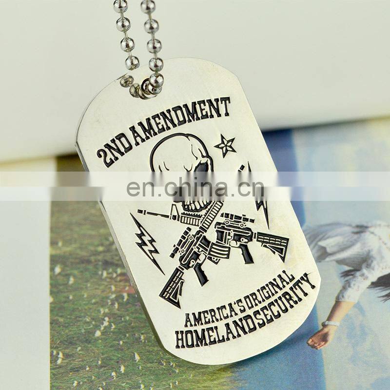 Various styles cheap military dog tags for men