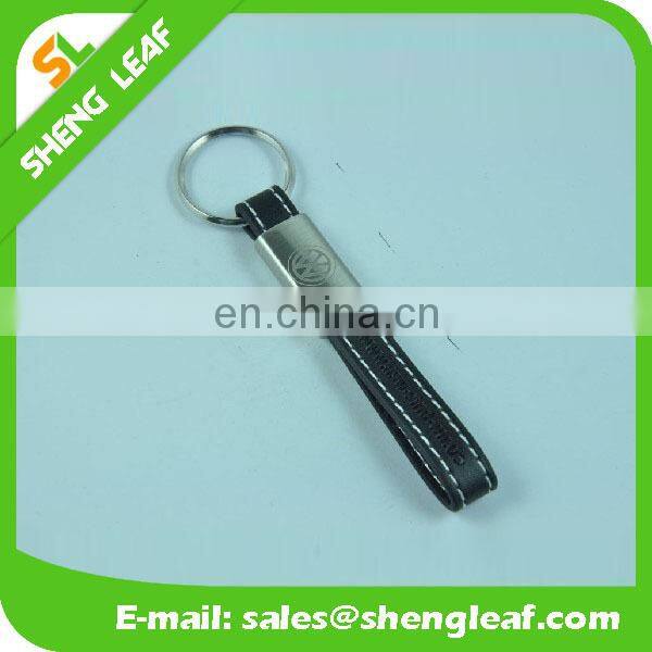 Top A quality leather car keychain with custom logo