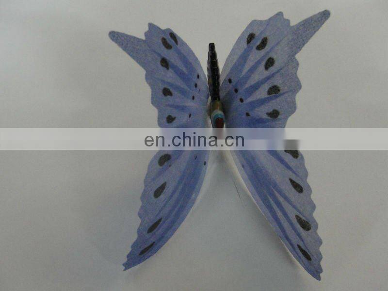 Christmas items beautiful LED flashing optical fiber butterfly
