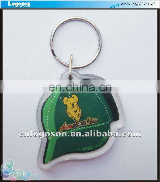 Cheapest Ukraine souvenir promotional metal keychain free samples with customized Logo