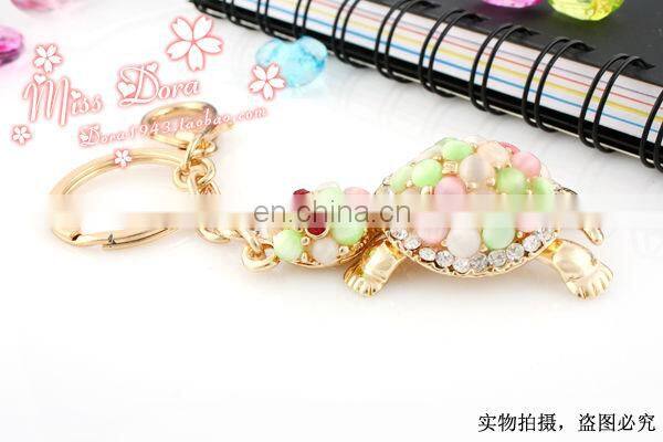 diamond tortoise keychain wholesale crystal keychain CD-KD012