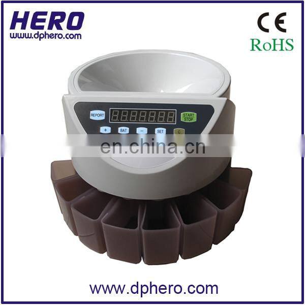 Multifunctional coin sorter counter