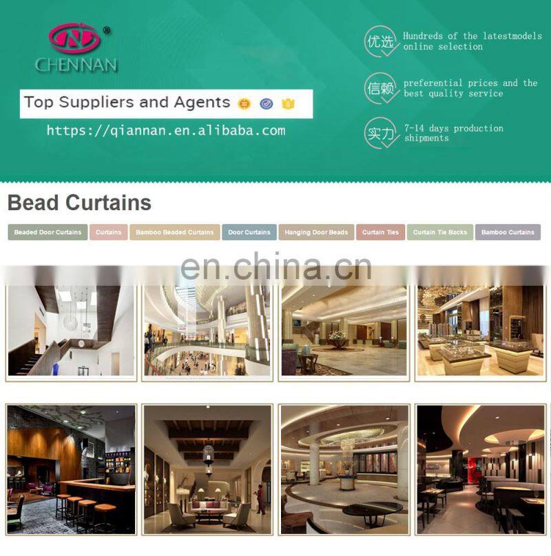 2017 pujiang direct sale Crystal bead door curtain for home and office decoration