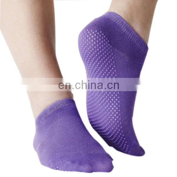 wholesale cotton anti slip yoga socks