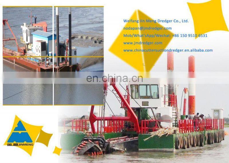 22 inch hydraulic cutter suction sand mining dredger for sand dredging with cutter head for sale
