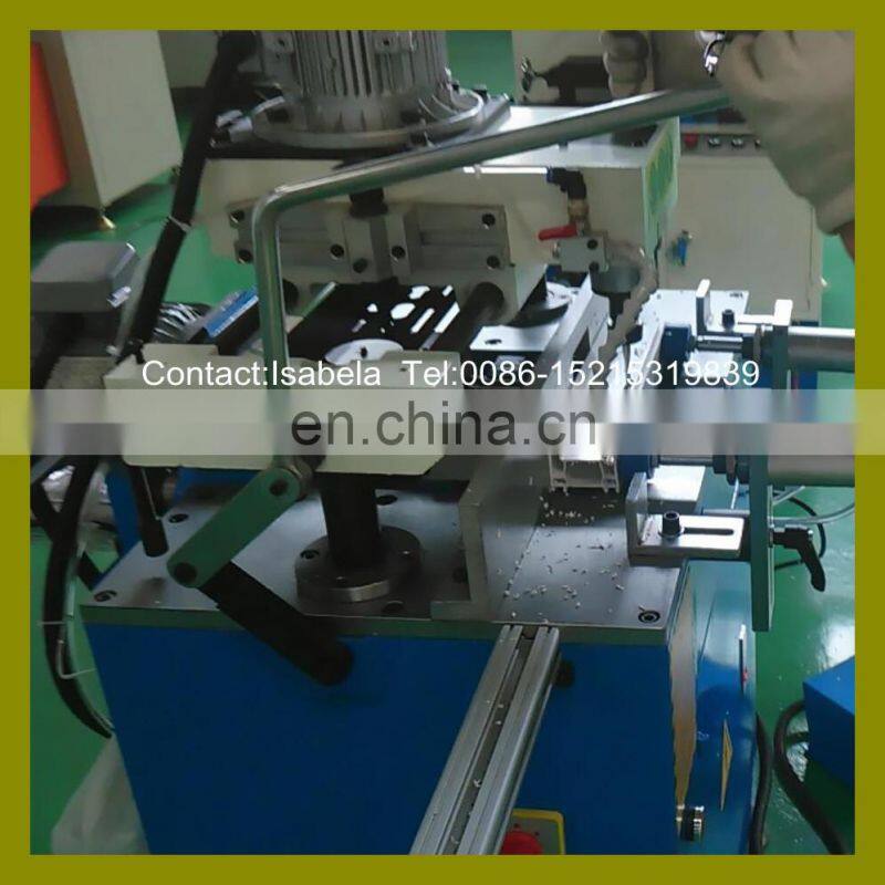 2016 new type precision auto PVC window fabrication machine for lock hole drilling