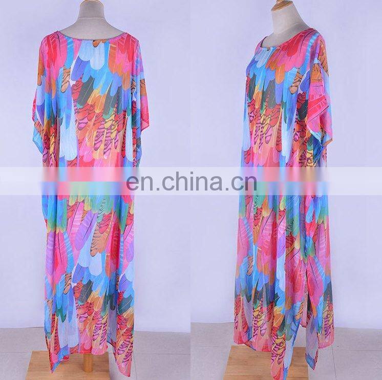 Sarong Beach wrap Kaftans for Women Beach wear 2019 Robe de Plage Chiffon Bikini Cover up Beach Tunic