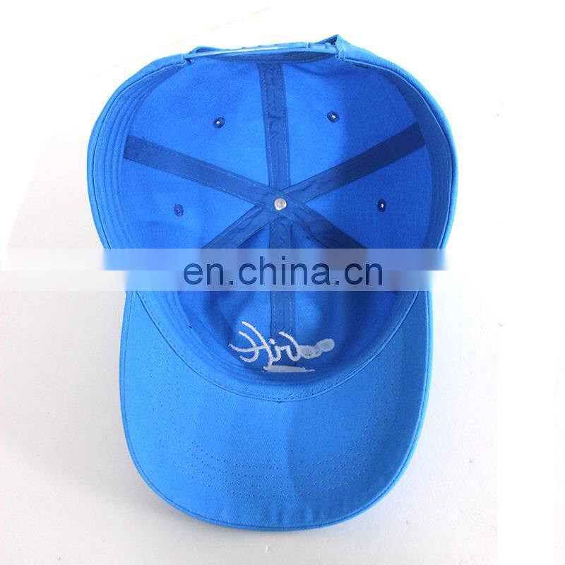 Custom New Style 6 Panel Unstructured Flat Embroidery Dad Hat