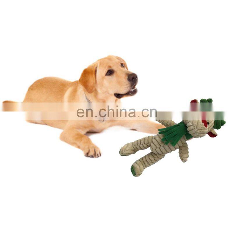 Christmas wholesale chew animal plush puppy pet dog toys
