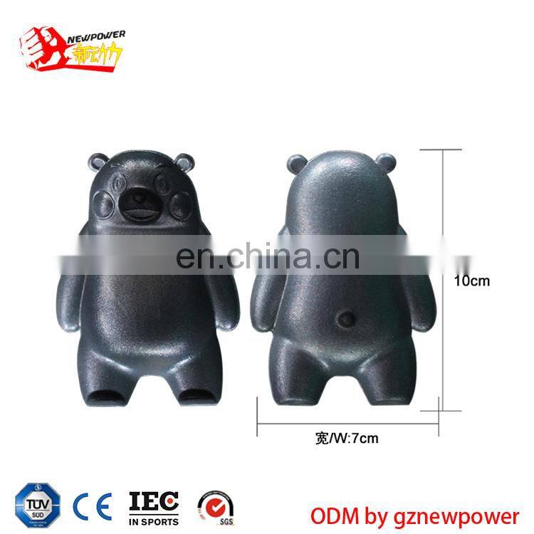 Commercial animal cartoon bear shape waffle maker with waffle iron