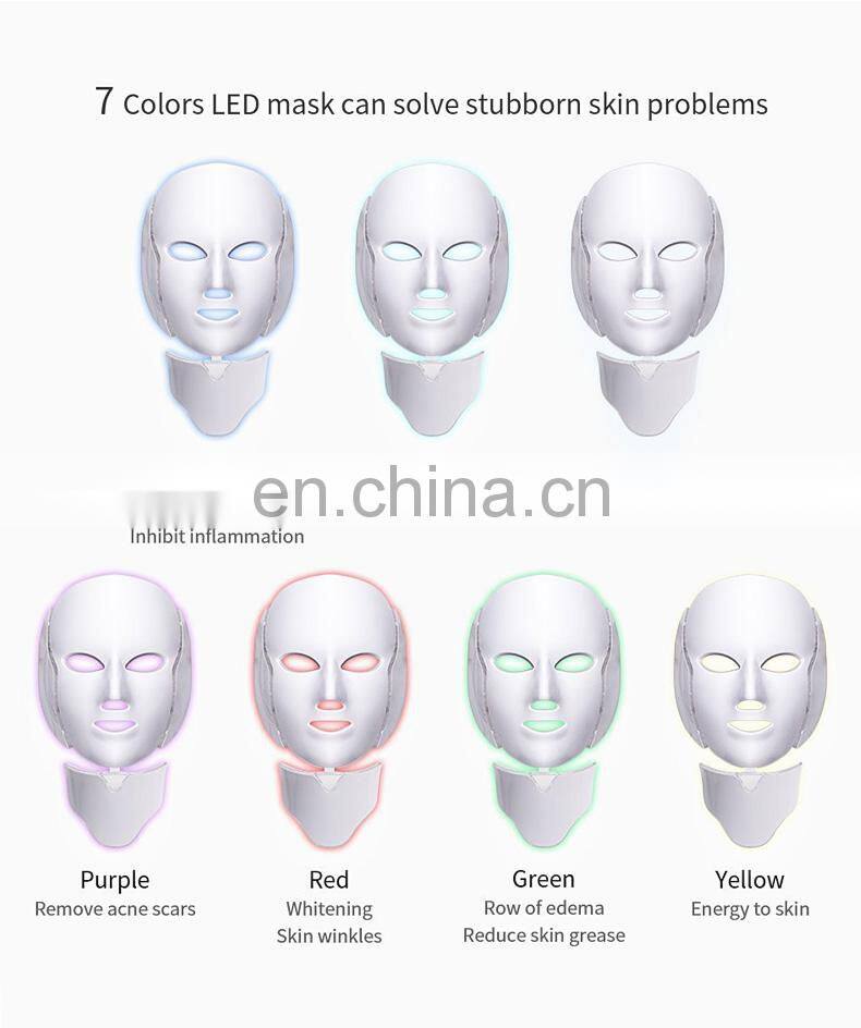 Woman face mask device led photon therapy machine At Good Price