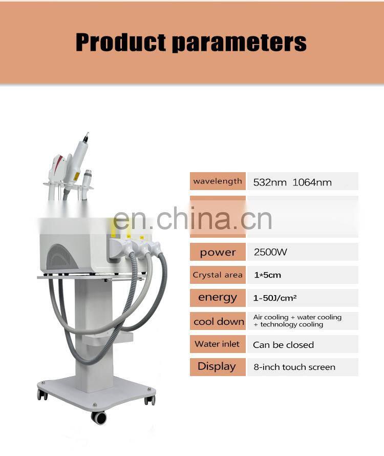 picosecond nd yag long pulse laser permanent hair removal machine portable