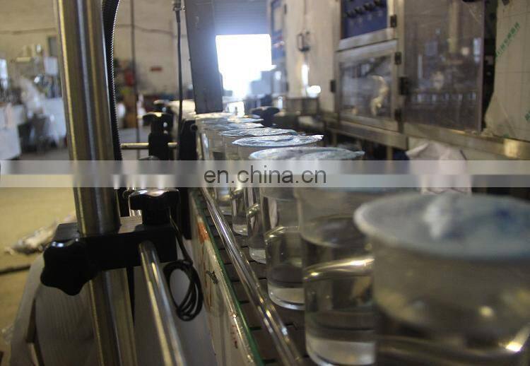 Automatic Rotary Cup Filling Sealing Machine for Yogurt with Aluminum film