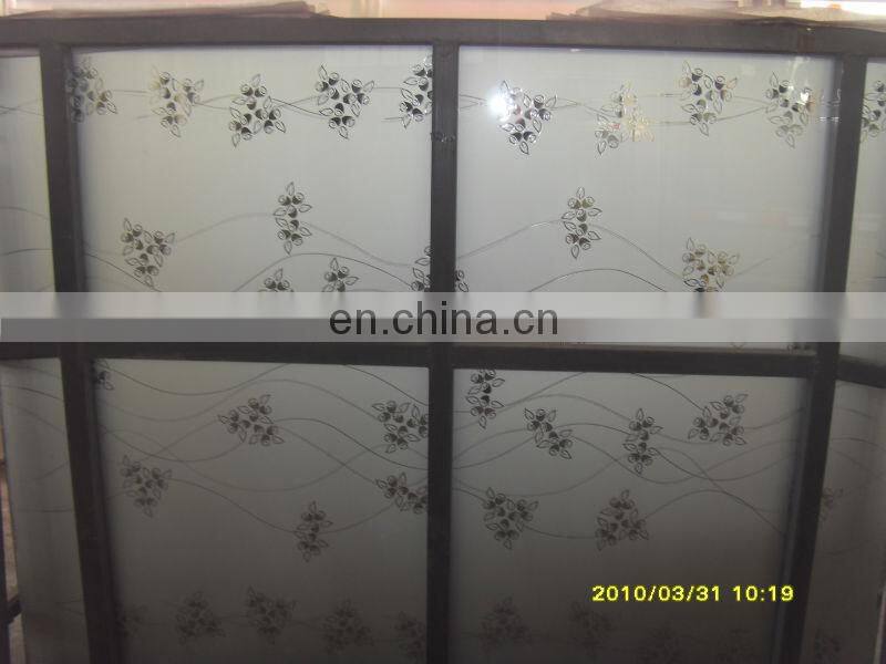 Silkscreen Printed Tempered Glass Door
