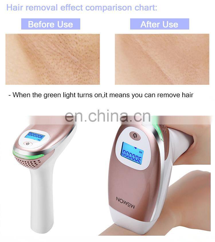 Lcd screen permanent ipl laser hair removal machine for home use