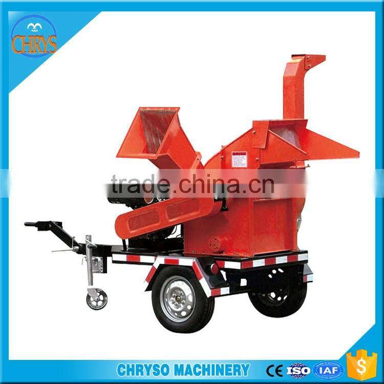3 point hitch Low invest Convenient Pulled mobile wood crusher