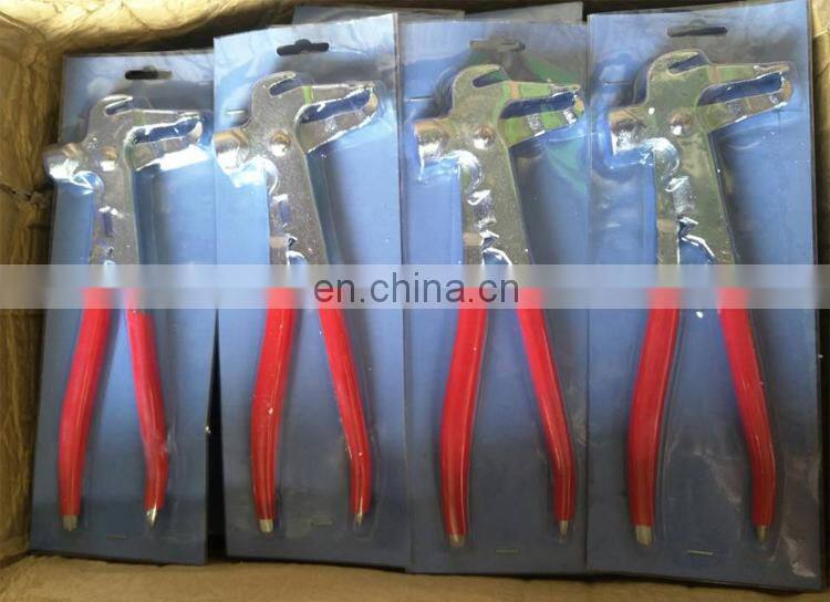 Zinc Steel Lead Hooked Wheel Balance Weight Plier For Dismounting