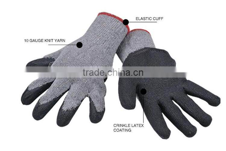 Cotton Lined Industrial Latex Gloves Best Price LG051