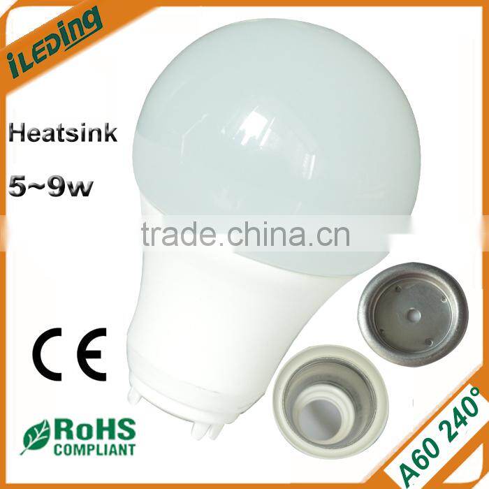 A60 240 degree led aluminum heat sink accessories