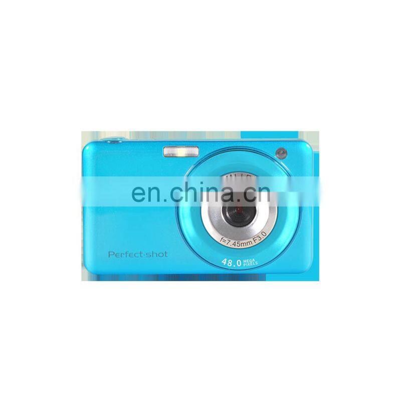 Amazon hot sale 2.7 inch LCD Screen 48.0 Mega cheap 1080P compact children digital camera photo for kids