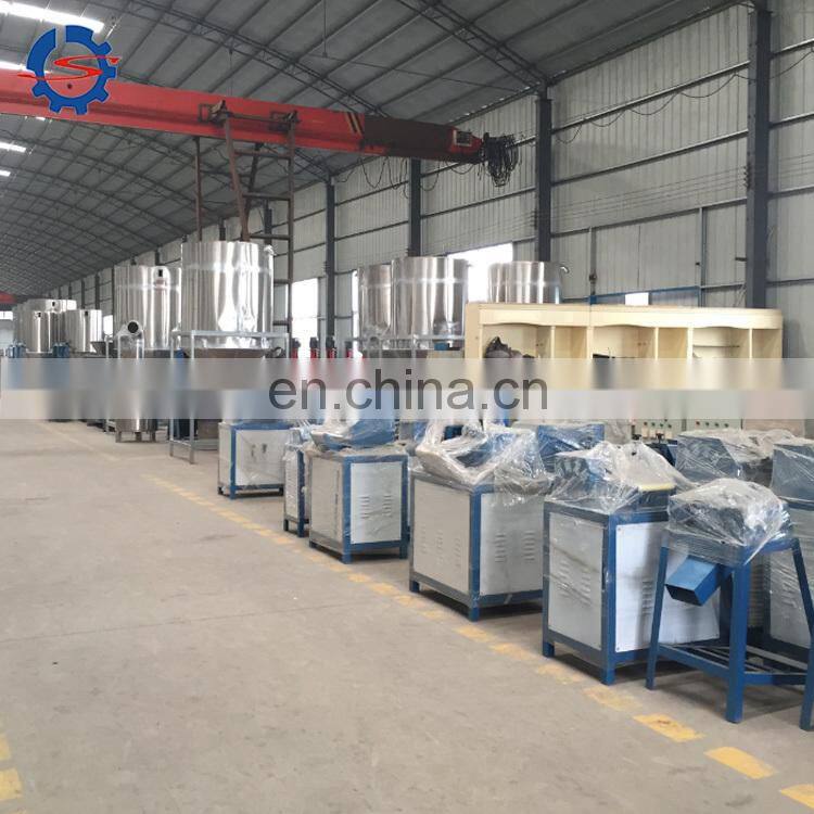 Highly Efficient Plastic Recycling Horizontal plastic granular pp pe pellet cutter lower price cutting machine