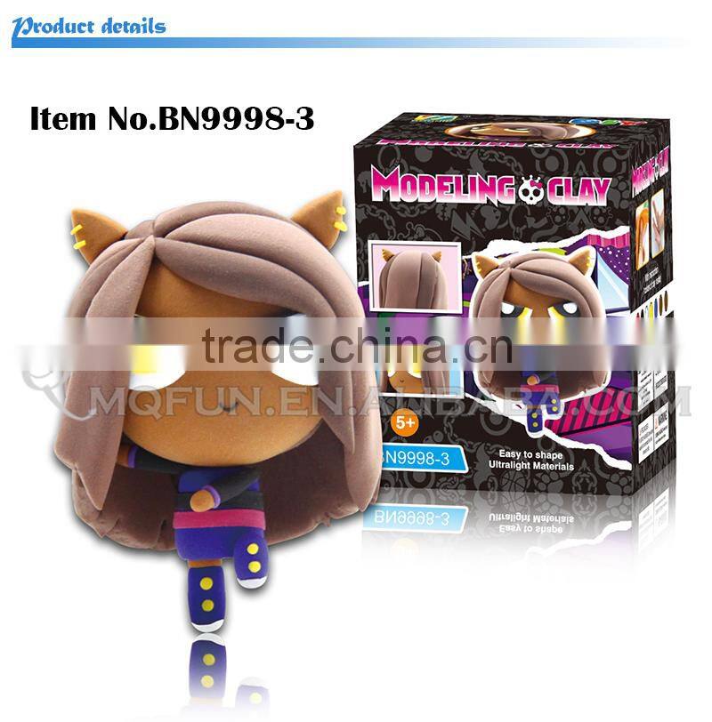 Mini Qute Bonnie kawaii 8 styles American girl fashion dolls DIY cartoon model building block plasticine clay educational toy