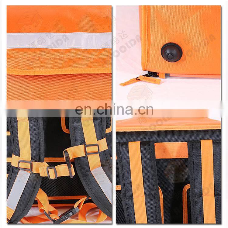 Round Carrier Hot Delivery Backpack Food Bags For Pizza Boxes Food Delivery Bag Food Courier Backpack