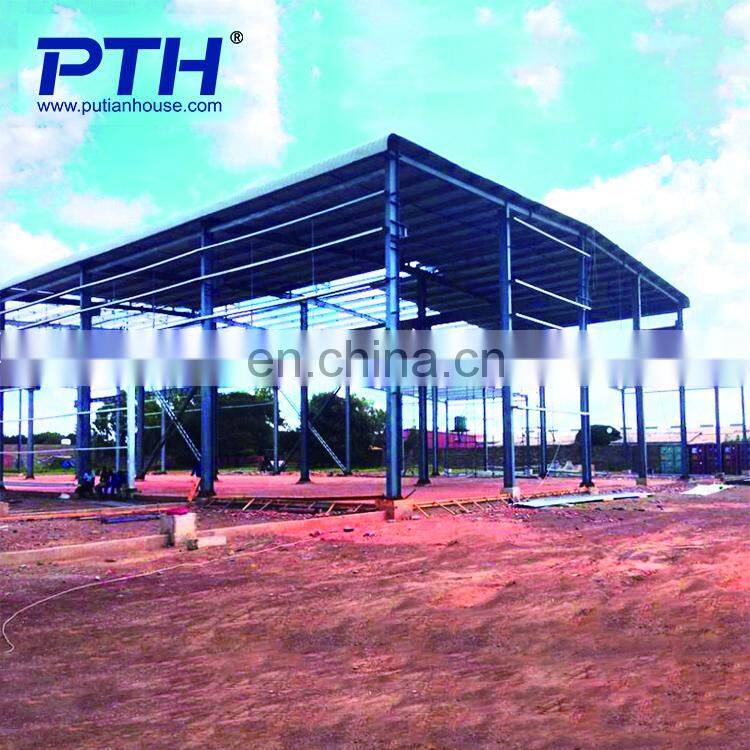 steel structure ready made house steel roof truss design and space frame