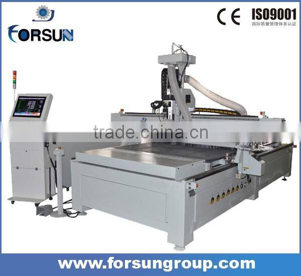FORSUN FS1530 3d woodworking cnc cutting engraver machinery with two heads
