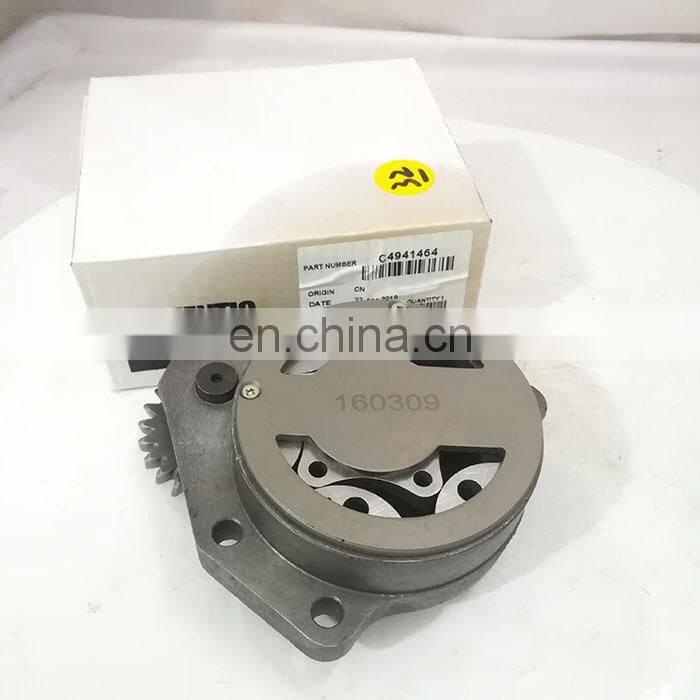4941464 6L ORIGINAL Lubrication Oil pump Diesel engine Truck parts 4941464