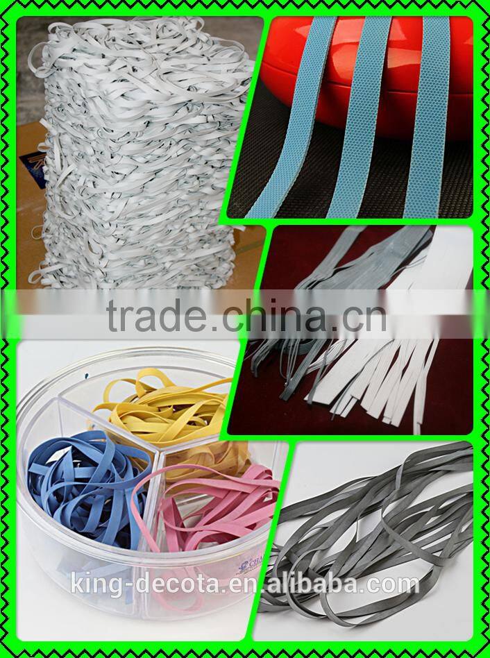 black and white elastic textured rubber tape