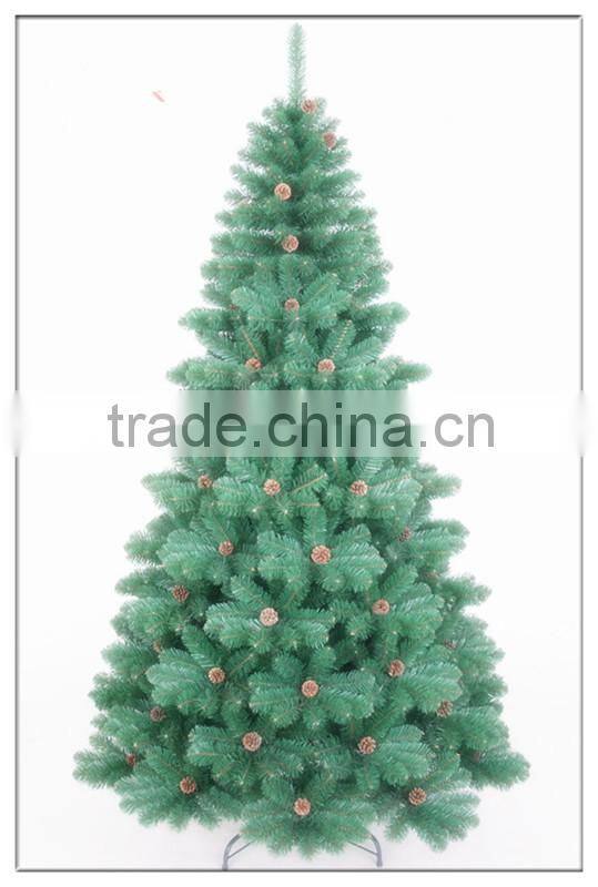 45cm Mini Artificial Christmas Tree with Rattan Bottom - Colored Desk -Top Decoration
