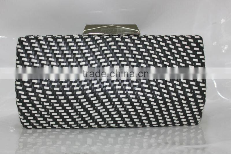 2014 New arrival handmade knit evening bag clutch bag
