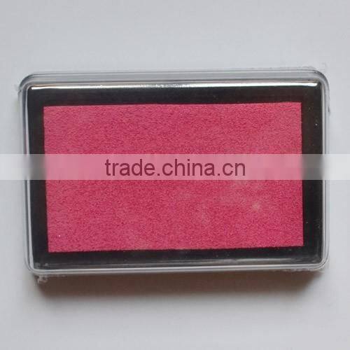 Beautiful toy stamp pad for wholesale and retail/Custom bright color refill ink craft stamp pad