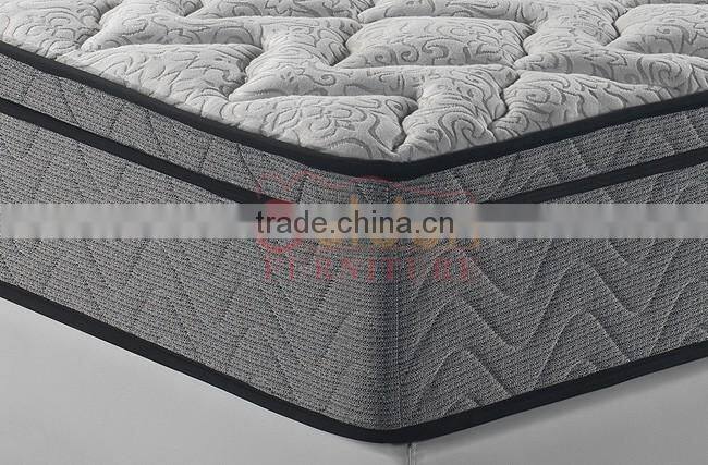 9Yr Gold Wholesale Popular New Design Bonnel Spring Mattress Price for Bedroom 6807-2A#