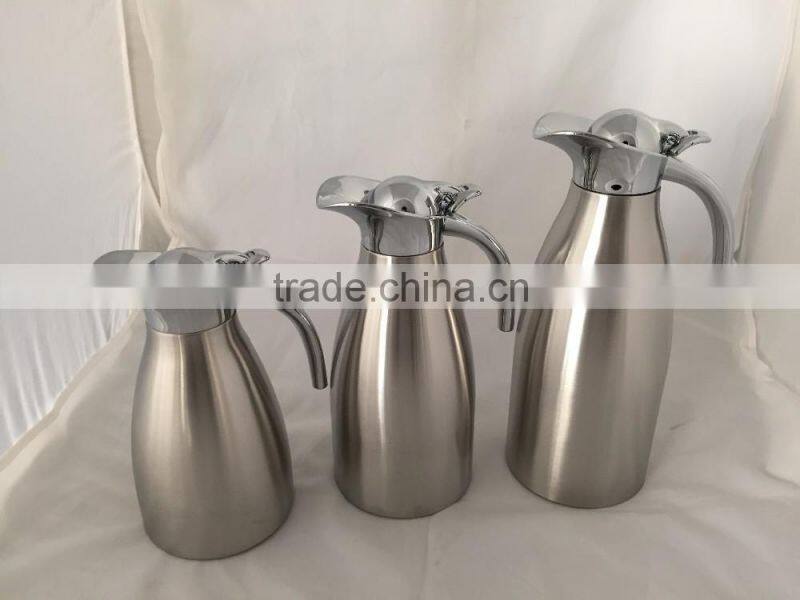 Set of three Stainless Steel Vacuum Flask for coffee,tea and other beverages