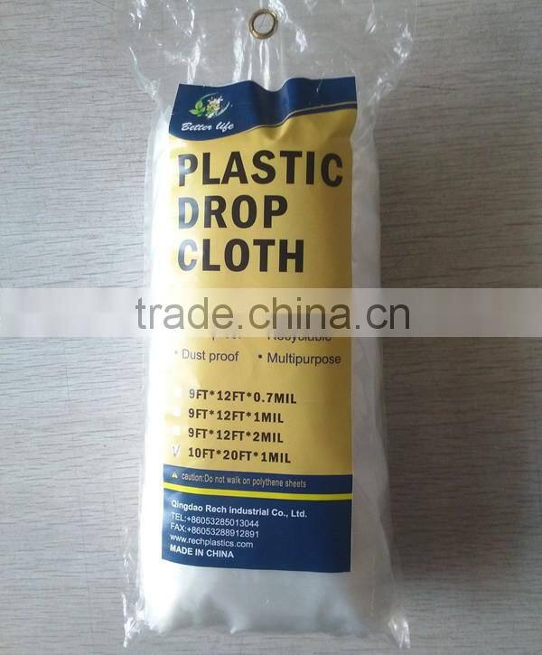 transparent pe sofa chair cover