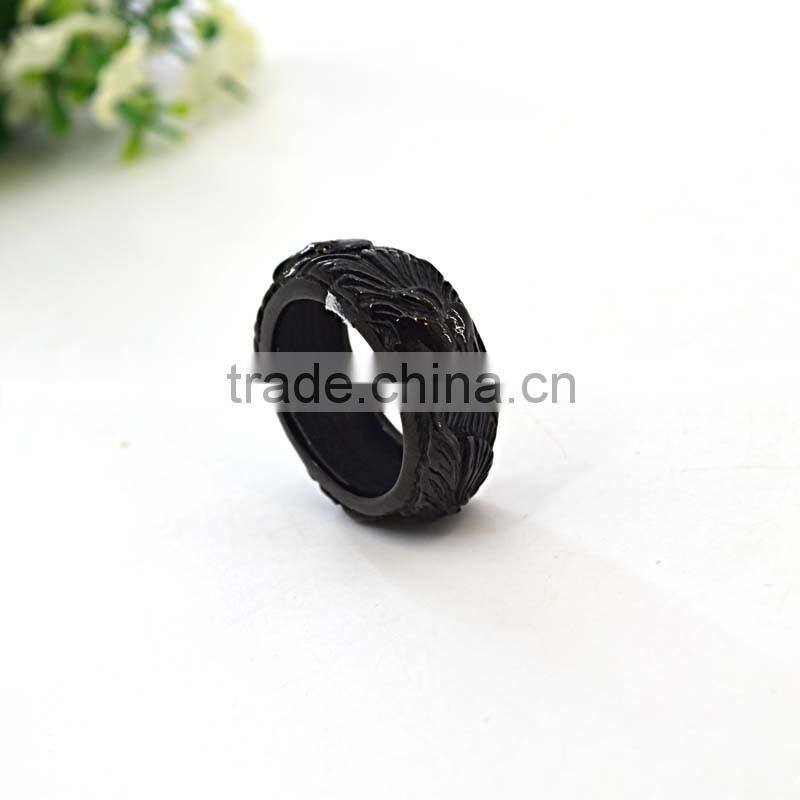 New wholesale simple jewellery set men jewelry ring black men rings