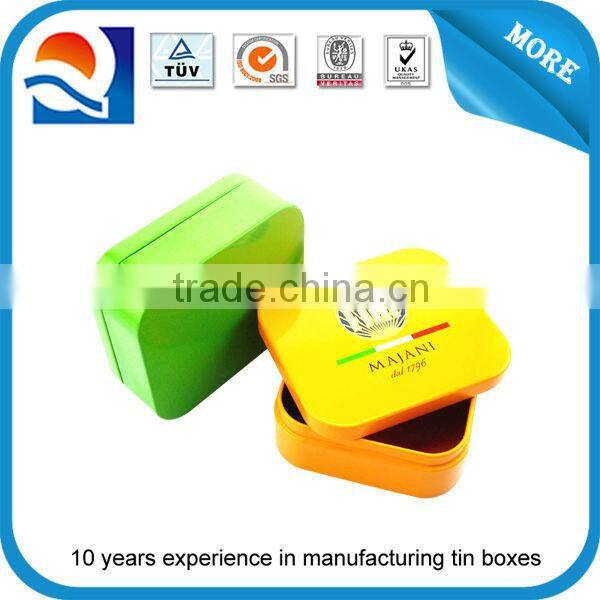 Dongguan factory directly cute candy tin box mini metal tin can