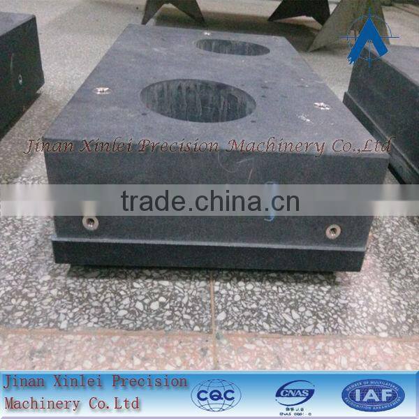 Polished and high precision DIN 000 machinery components High precision granite column