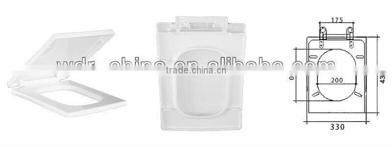 PP square wc seat cover 0027 Christmas gift