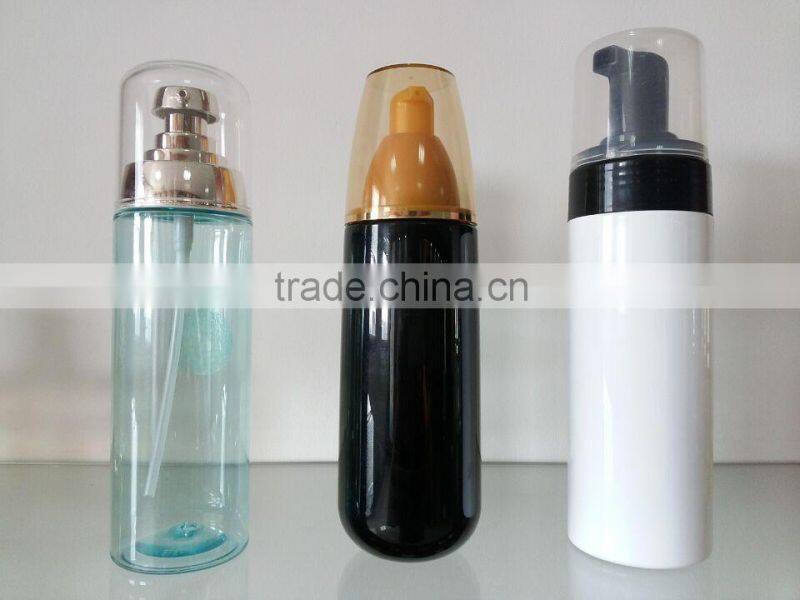 various styles of lotion bottles for personal care
