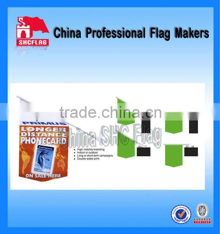 Outdoor decorative PVC wall flags