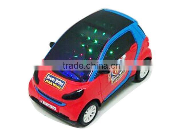 Pop funny 3 d light music kid car toy friction car