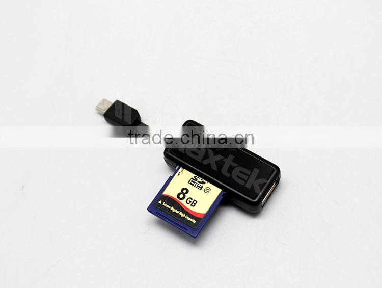 USB SD Card Reader & 1 Port USB Hub