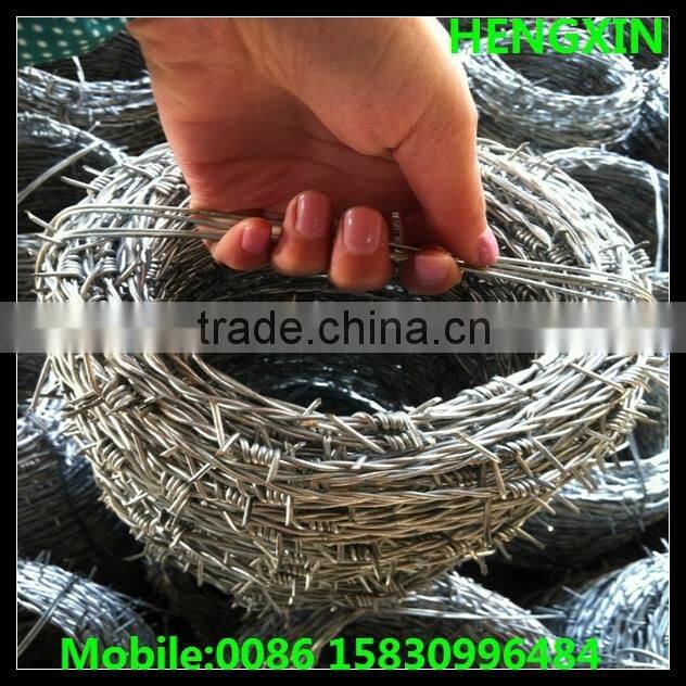 weight of barbed wire per meter length
